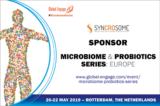 Syncrosome Microbiome Europe 2019 LinkedIn - Microbiome & Probiotics Series